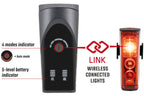 Verlichtingset Sigma Aura 100 USB koplamp + Blaze Link achterlicht