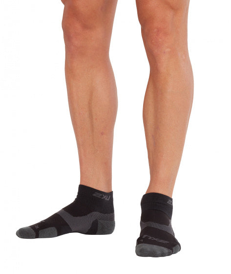 compressiesokken Vectr Merino LC nylon zwart maat 38-41,5