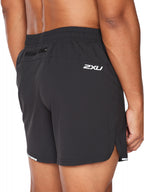 hardloopshort Aero 5 Inch heren polyester zwart maat XL