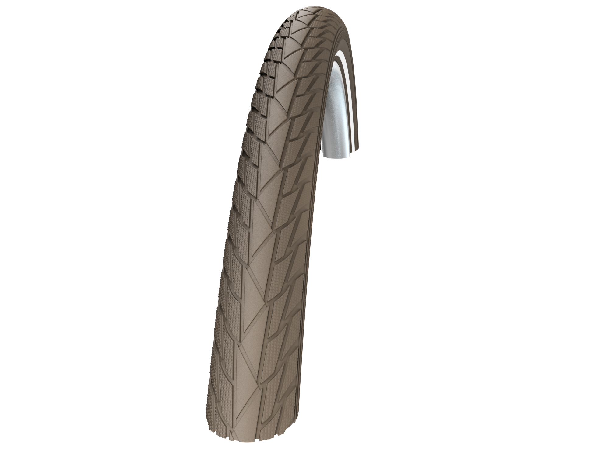 Buitenband Impac Streetpac Puncture Protection 28 x 1.75" / 47-622 mm - coffee met reflectie