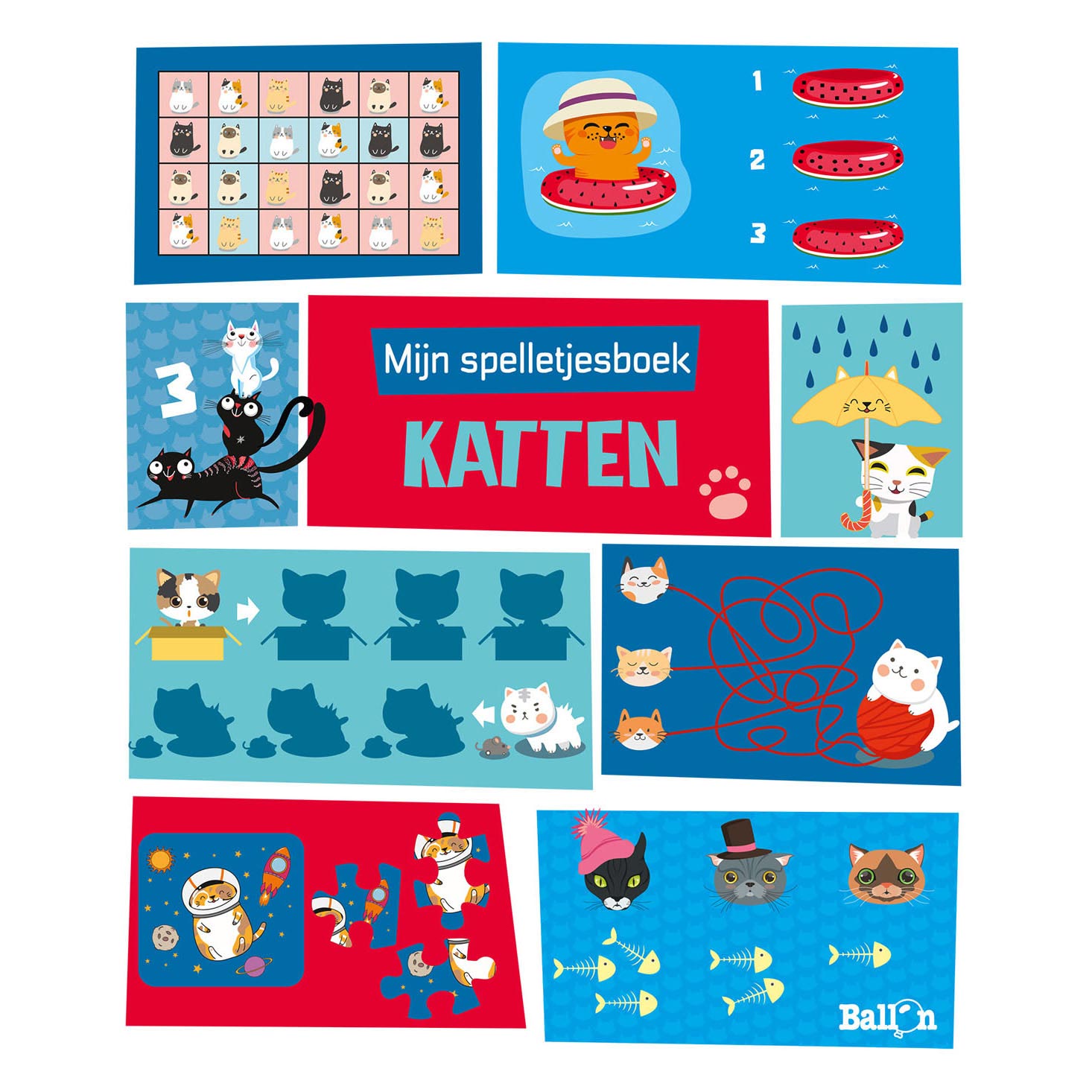 Wins Holland Mijn Spelletjesboek Katten