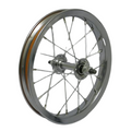 Hzb voorwiel staal 12 inch etrto 203 vaste as zilver