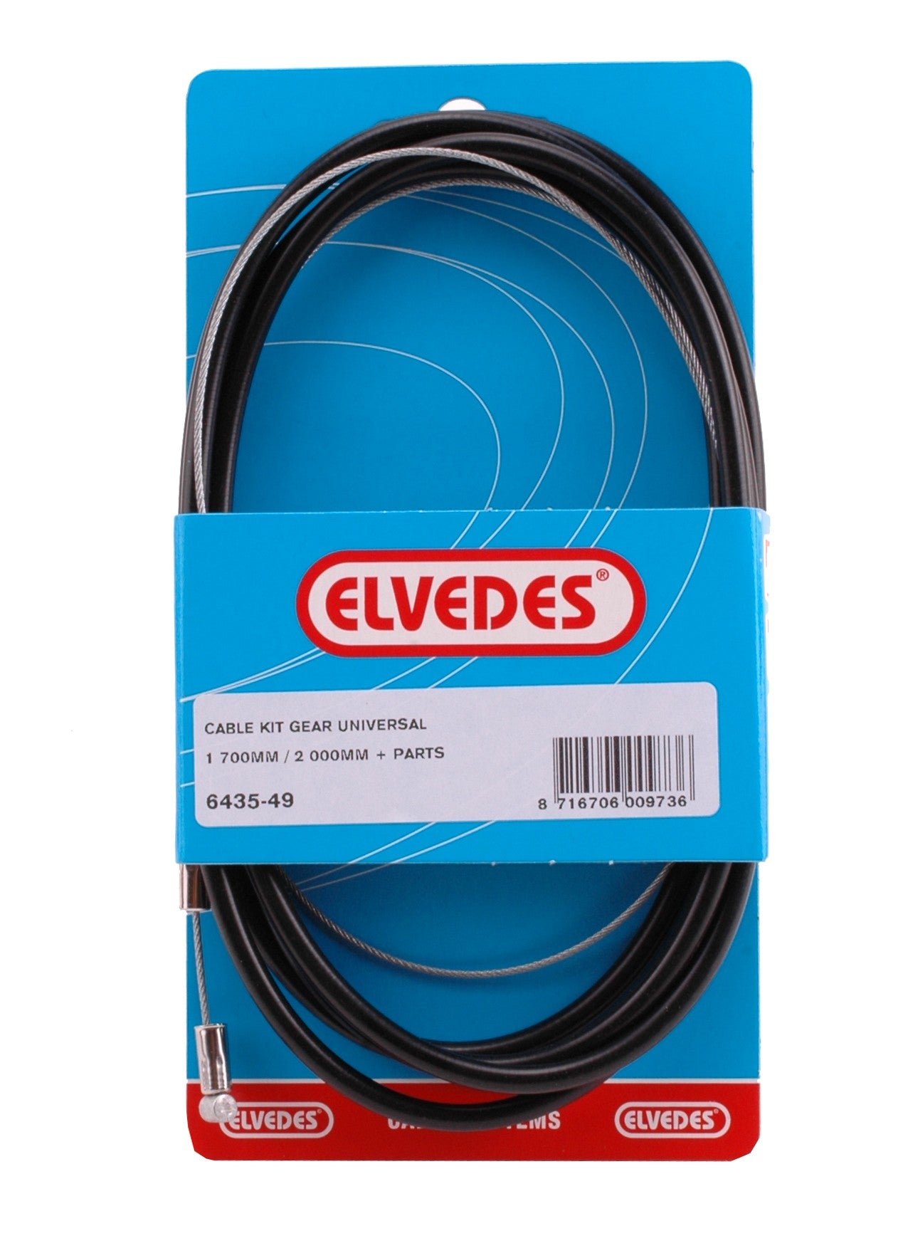 Gaskabel Compleet Elvedes Ton 49-draads (6435-49)