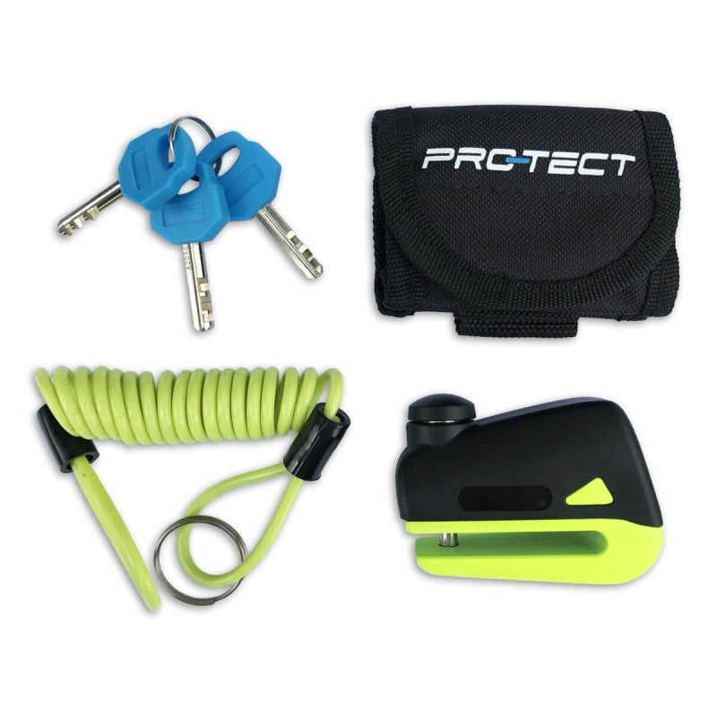 Schijfremslot Pro-Tect 5.5mm ( Met tasje en reminderkabel  )