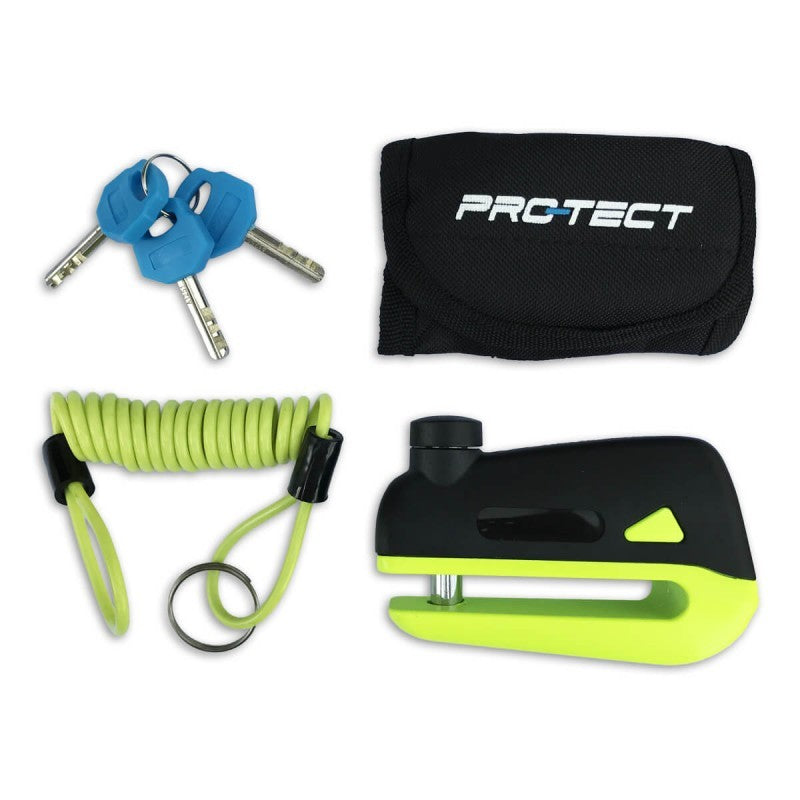 Schijfremslot Pro-Tect 10mm (met tasje en reminderkabel)