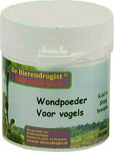 Dierendrogist Wondpoeder voor vogels