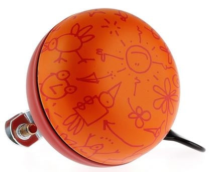 NietVerkeerd Nv ding dong bel 60mm upsite down orange