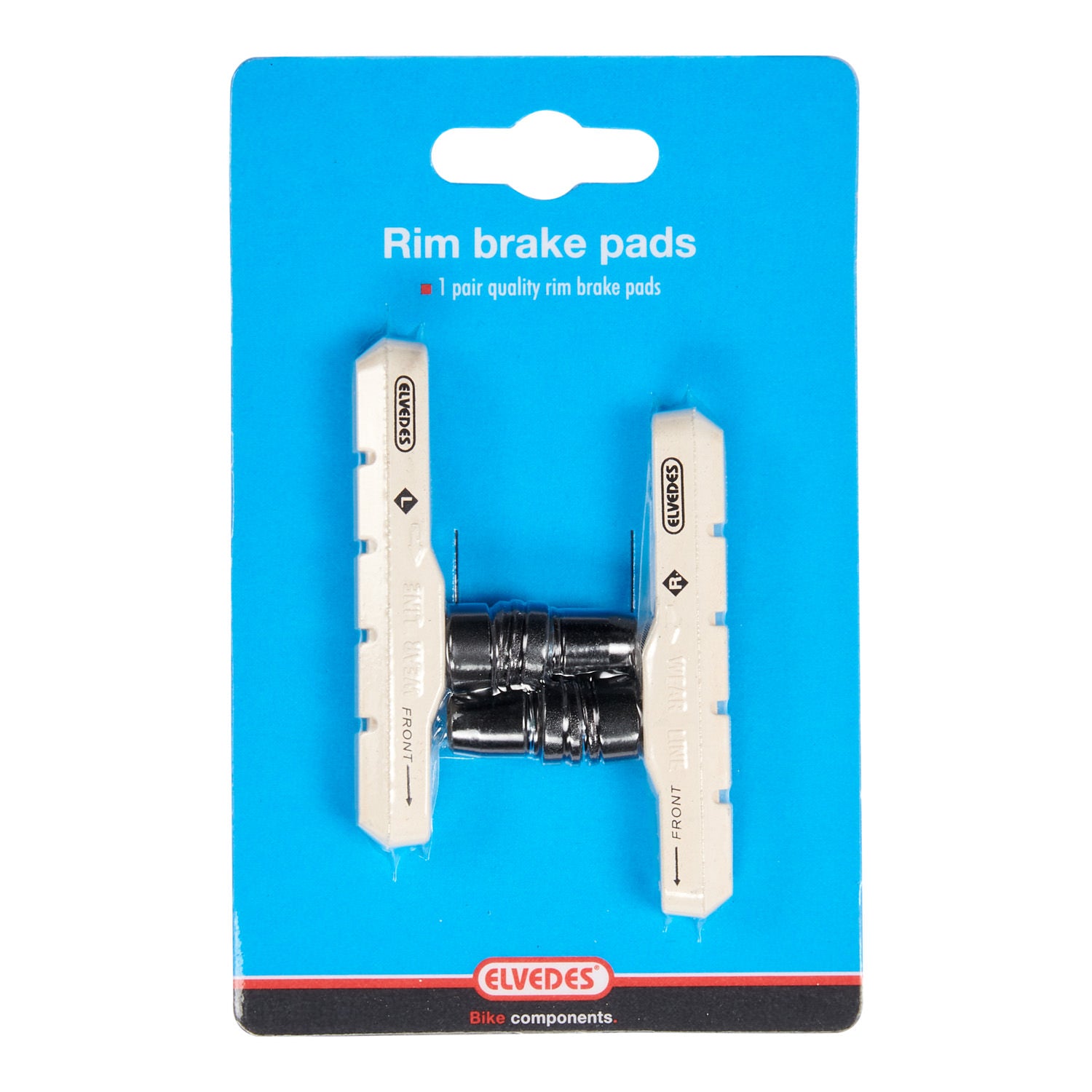 Remblokken Elvedes v-brake wit