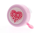 fietsbel Met alle liefde 50 mm roze