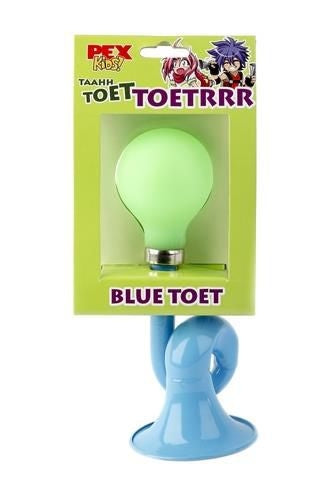 pexkids kindertoeter posthoorn - blauw / groen