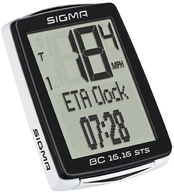 Sigma Fietscomputer BC 16.16 STS draadloos