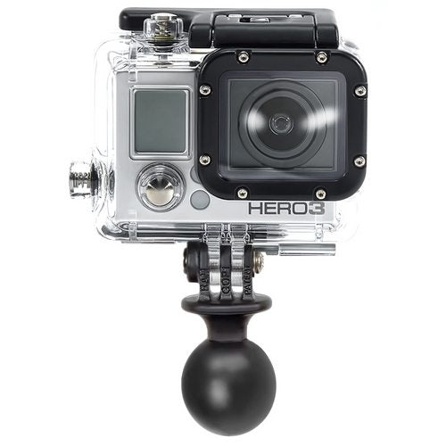 Adapter voor GoPro camera RAM Mounts met 1 inch B-kogel