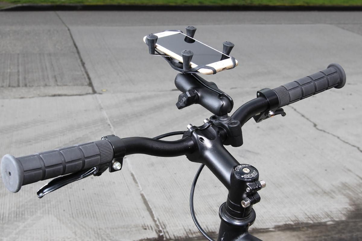 X-grip smartphone stuurmontage met standaard arm