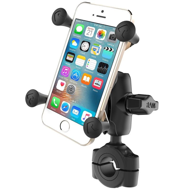 X-grip smartphone stuurmontage met korte arm tot