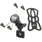 Ram mounts X-grip stuurmontage voor large smartphone RAM Mounts met korte arm tot ø25,4 mm