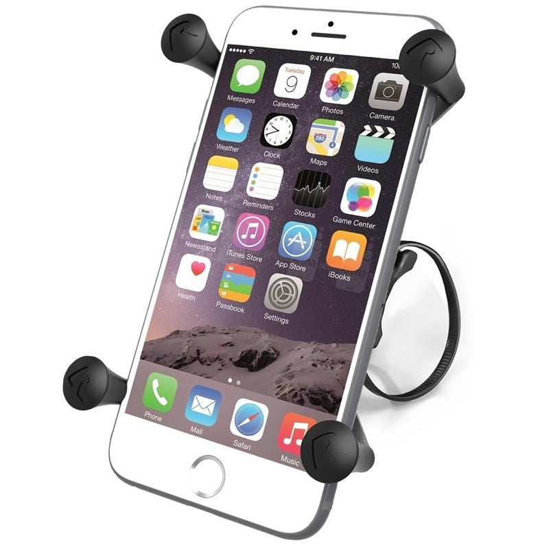 Universele X-grip montageset voor large smartphone RAM Mounts EZ-OF/OFF met tie-rip bevestiging