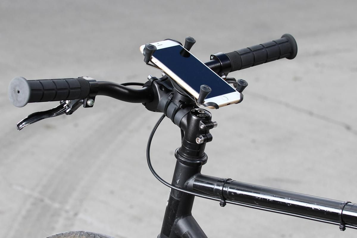 Universele X-grip montageset voor large smartphone RAM Mounts EZ-OF/OFF met tie-rip bevestiging