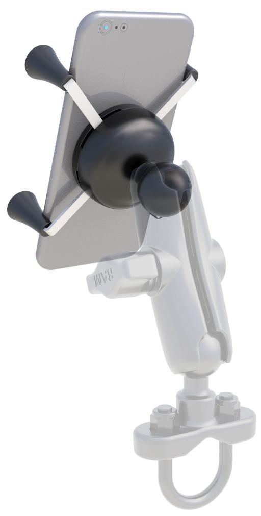 Universele X-grip voor smartphone RAM Mounts EZ-OF/OFF met B-kogel bevestiging