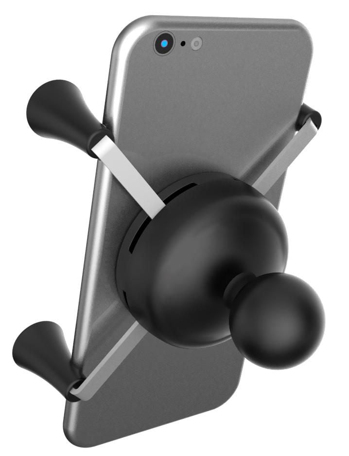 Universele X-grip voor smartphone RAM Mounts EZ-OF/OFF met B-kogel bevestiging