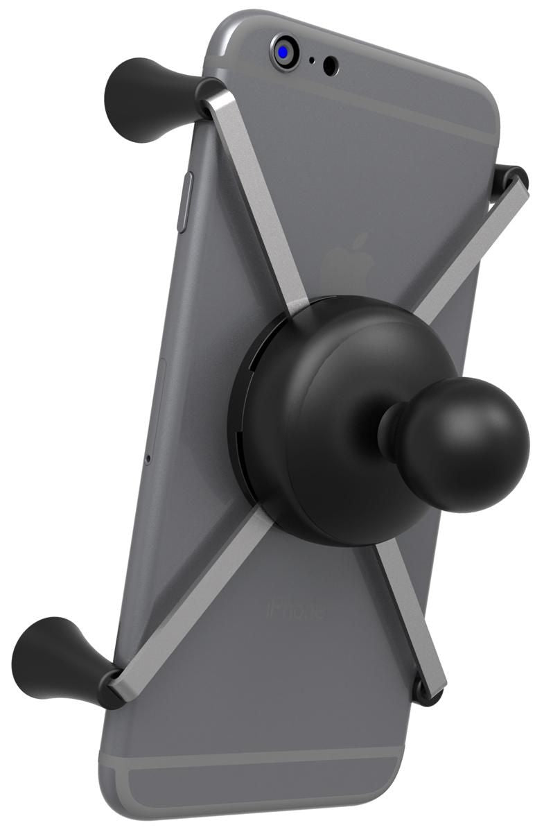Universele X-grip voor large smartphone RAM Mounts EZ-OF/OFF met B-kogel