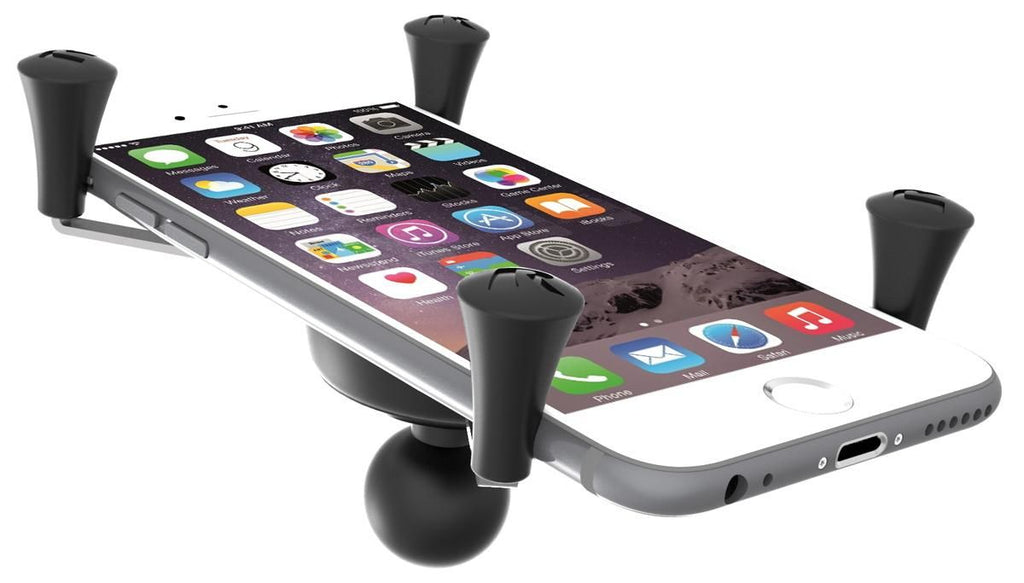 Universele X-grip voor large smartphone RAM Mounts EZ-OF/OFF met B-kogel