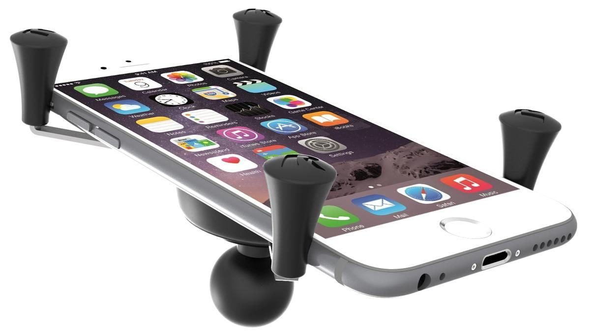 Universele X-grip voor large smartphone RAM Mounts EZ-OF/OFF met B-kogel
