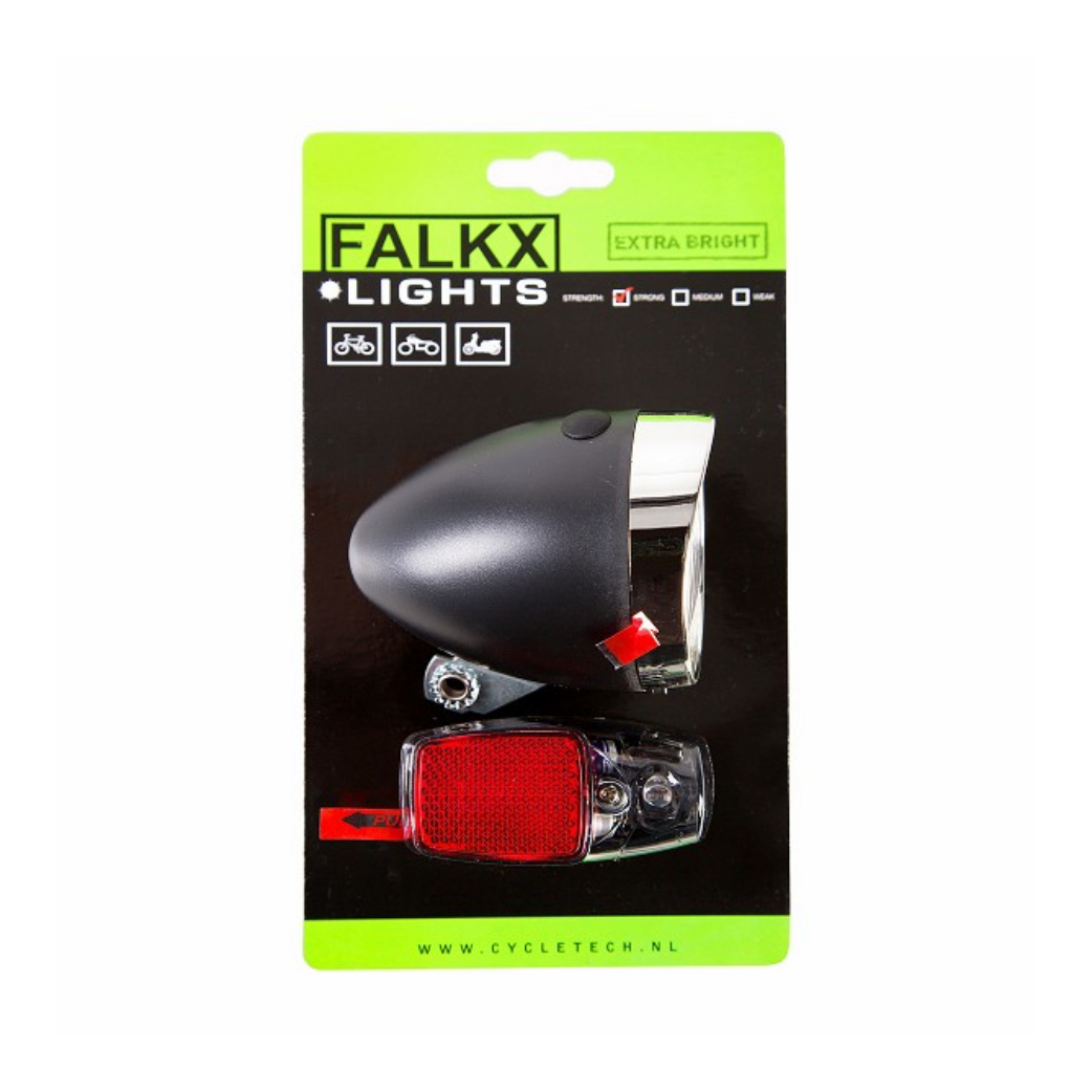 Falkx sun set ii led verlichting set batterij