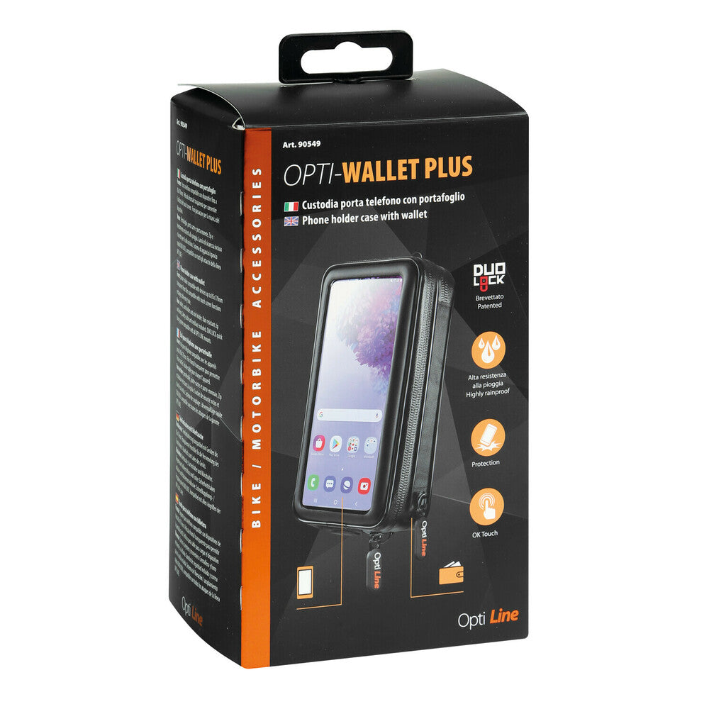 Lampa Opti Wallet Plus telefoonhouder met portemonnee