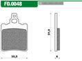REMBLOKSET NEW FREN FD0048