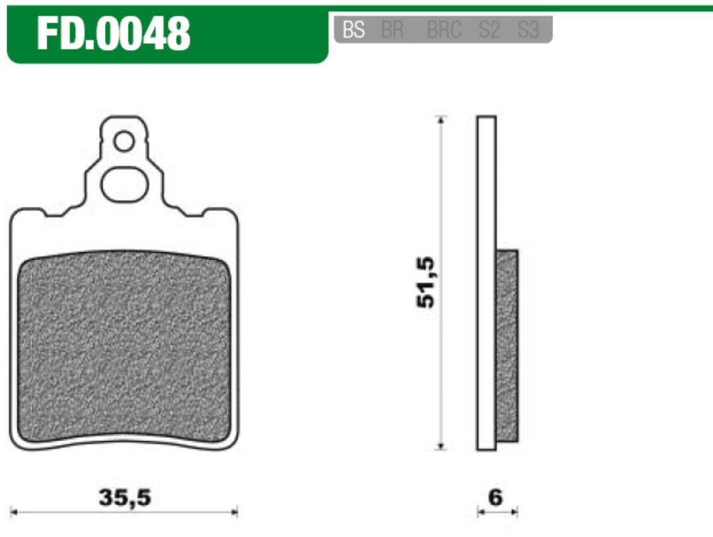 REMBLOKSET NEW FREN FD0048