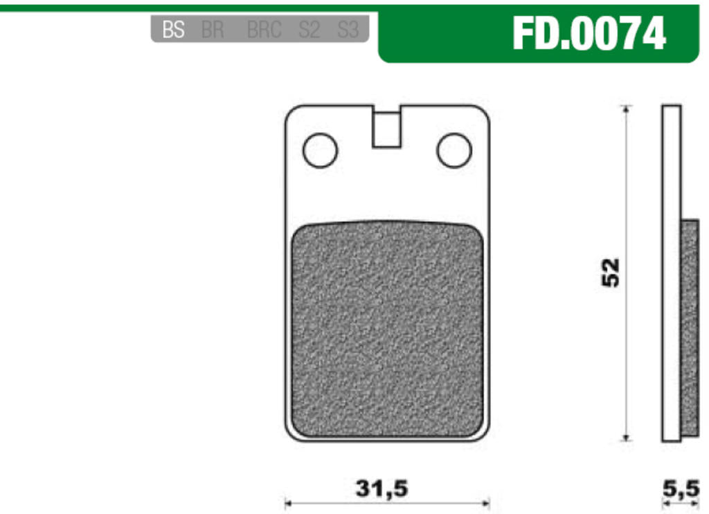REMBLOKSET NEW FREN FD0074