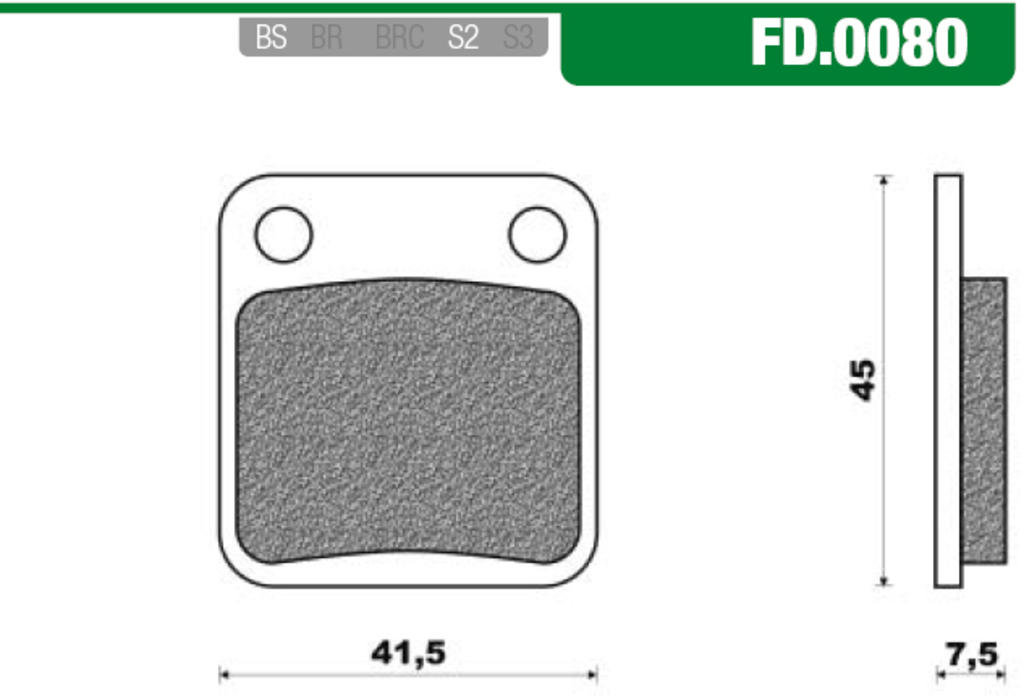 REMBLOKSET NEW FREN FD0080