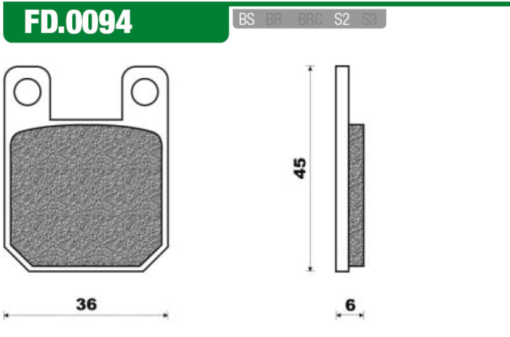 REMBLOKSET NEW FREN FD0094