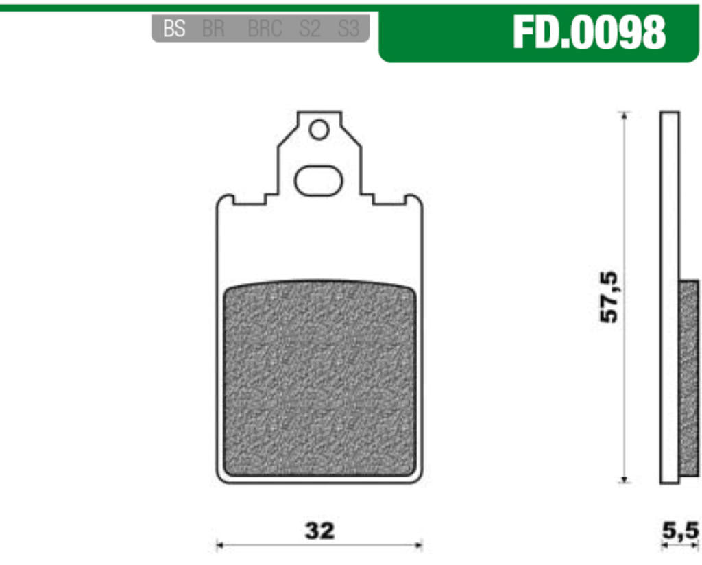 REMBLOKSET NEW FREN FD0098
