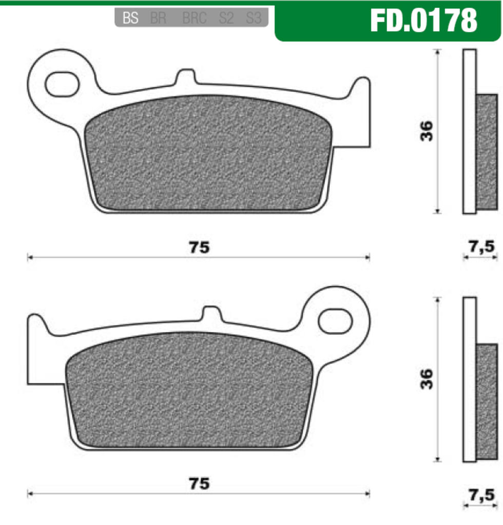 REMBLOKSET NEW FREN FD0178