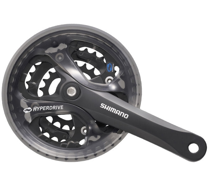 Shimano Crankstel 9 speed Altus FC-M2000 met 175mm crankarm 40 x 30 x 22T met vierkante as donkergrijs