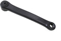 Crank links spieloos zwart staal