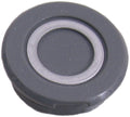Crankdop kunststof - zilver / grijs (1 stuks)
