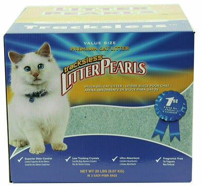 Litter pearls crystal clear trackless kattenbakvulling