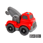 Cilgro mini club takelwagen met licht en geluid 16 cm groot rood