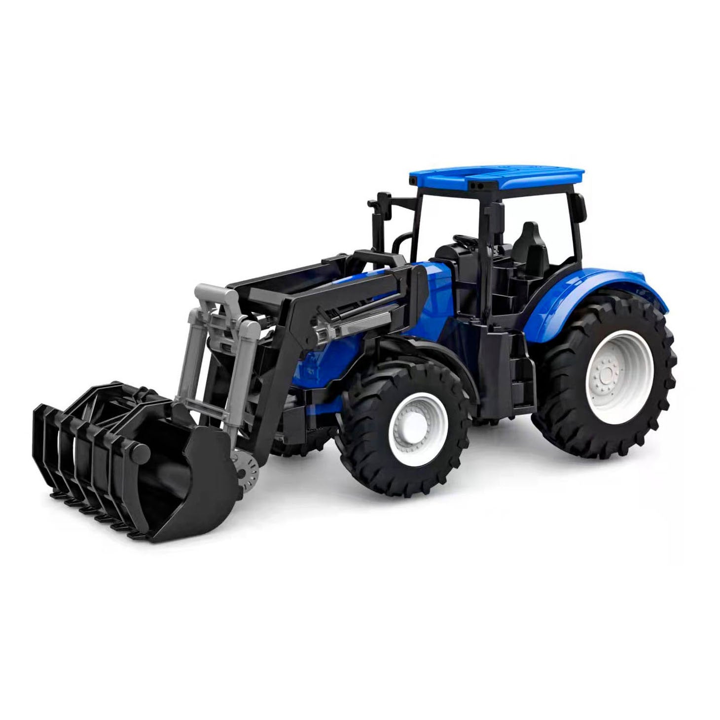 Kids globe tractor met frontlader - groen