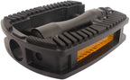 Marwi pedaalset sp-821 met aluminium huis - anti slip - mat zwart (werkplaatsverpakking)
