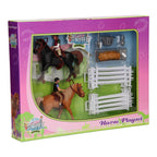 Kids Globe Globe Paarden, Ruiters en Accessoires, 1:24