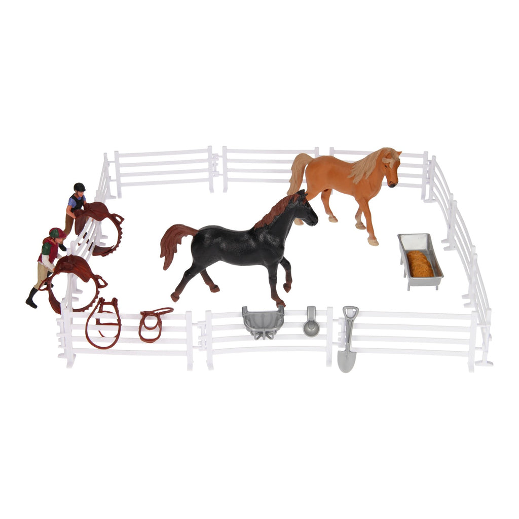 Kids Globe Globe Paarden, Ruiters en Accessoires, 1:24