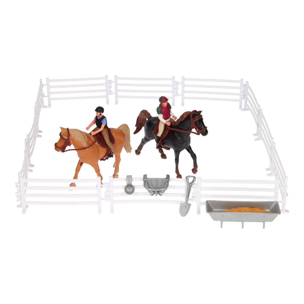 Kids Globe Globe Paarden, Ruiters en Accessoires, 1:24