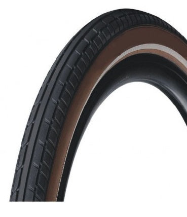 Deli tire buitenband 26x2.125 57-559 zwart/bruin sa-238 reflectie