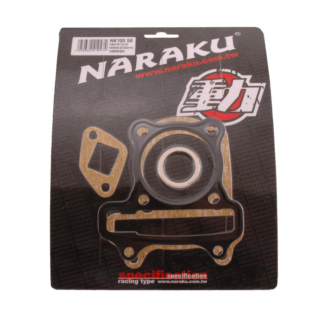 Kopset Naraku 52mm | GY6 4T 10" / 12"