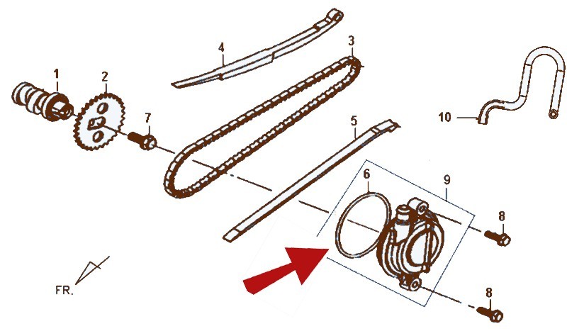 O-ring 67x2,5mm OEM | Sym 4T