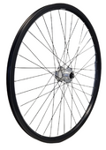 Kgs voorwiel 28 inch (622) velg+spaak zwart naafdyn centerlock uitval