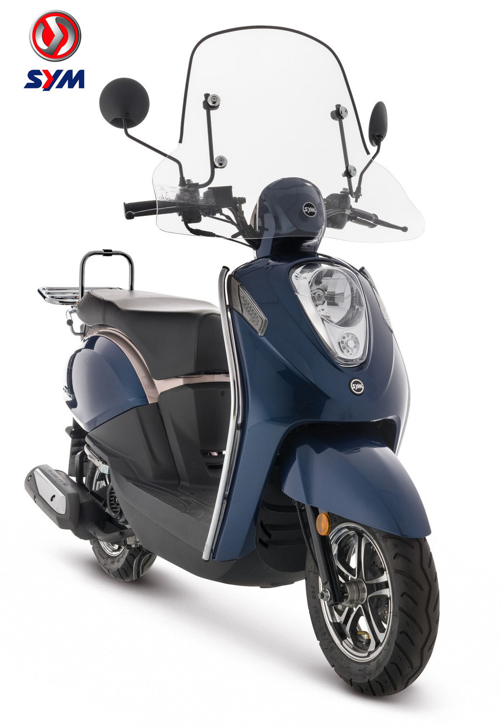 Voorvalbeugelset OEM Chroom | Sym Mio ('18-)
